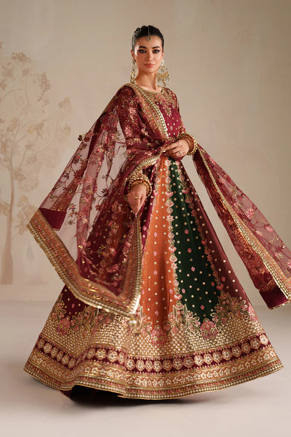 Baroque Multi Raw Silk Bridal Collection Replica