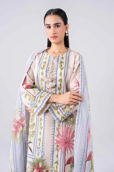 3 Piece - Digital Printed Suit