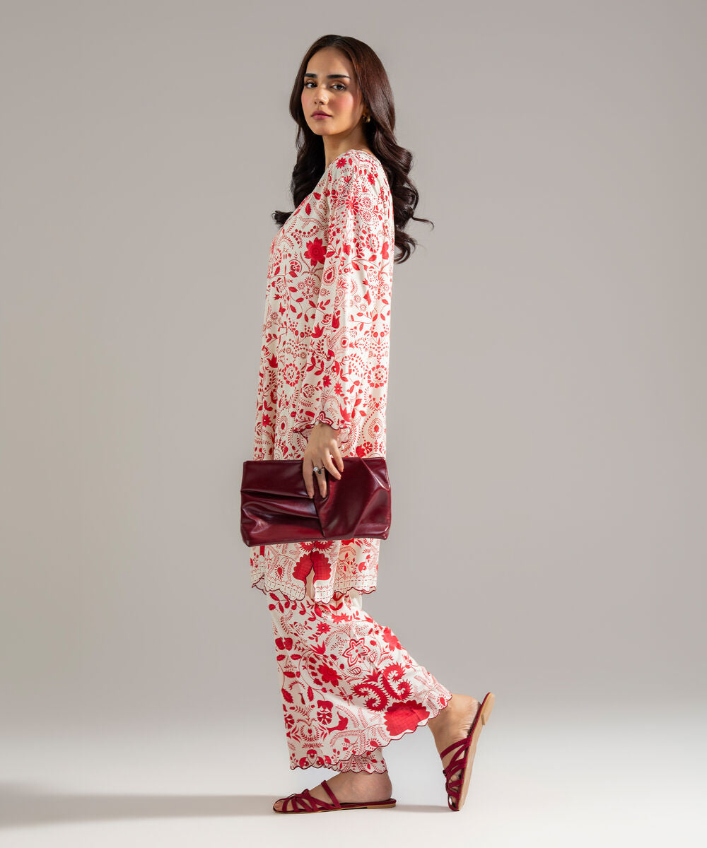 Printed Arabic Lawn Shirt