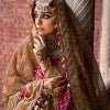 Shrenz Shocking Pink Organza Bridal Collection Replica